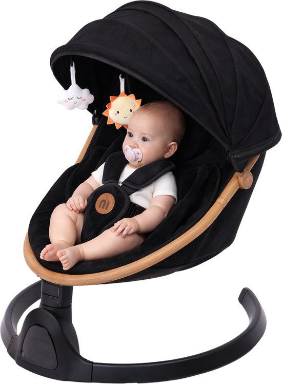MATTI® - Wipstoel Baby - Elektrische Wipstoel - Schommelstoel Baby - Wipstoel - Tot 12KG - Bluetooth