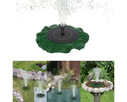 Zonne-energie Fonteinpomp voor Vogelbad, Vijver en Tuin met Drijvend Paneel