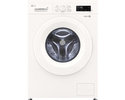 LG F4X1008NWH wasmachine 8 kg met Direct Drive motor voor stille, duurzame prestaties. Spa Steam™ voor hygiënisch wassen. ThinQ slimme bediening. Energie‑label A. Compact design voor dagelijks gemak