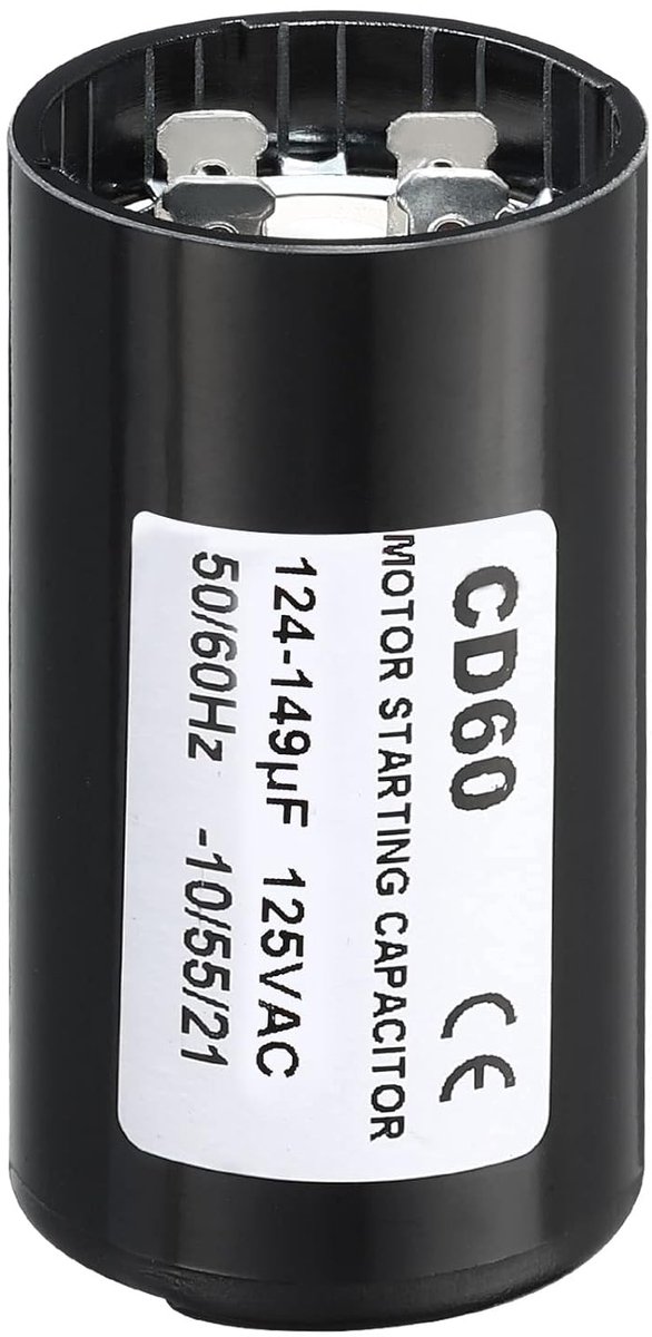 Motor Start Capacitor 124-149uF/Mfd 125V 50/60Hz CD60 - Capacitor Power Capacitor - Motor Starter voor Elektrische Motor