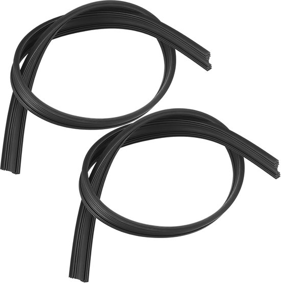 8 Pcs Windshield Wiper Rubber - Vervangingsrubber 800mm - Universeel Snijbaar Wisserrubber - Rubber Voorruitwissers voor Auto's