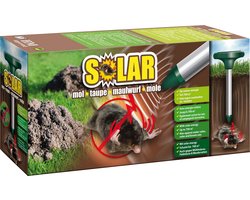 BSI - Solar Mol Mollenverjager - Werkt op zonne-energie - 1 trilstaaf voor 700 m²