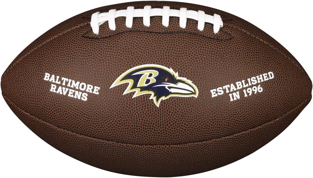 Amerikaans Footballbal Gemengd Leer met Teamlogo voor Recreatief Gebruik