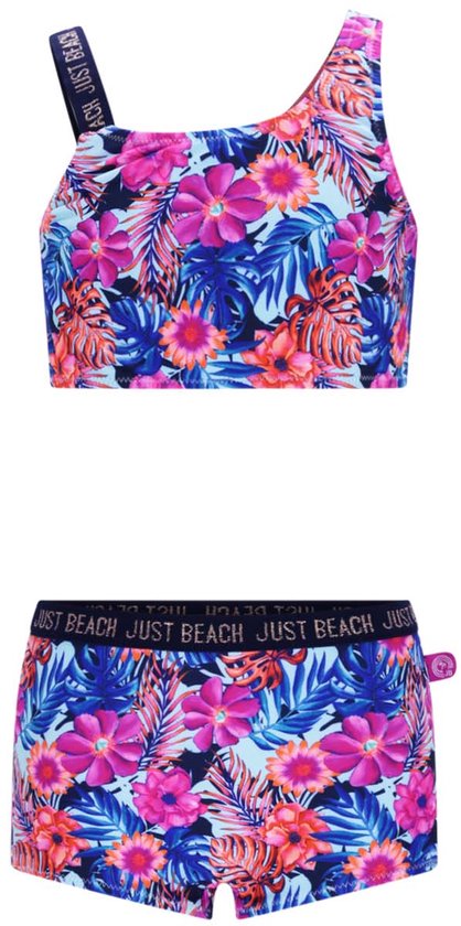 Just Beach J601-5014 Meisjes Bikini Jungle flower Maat 158-164