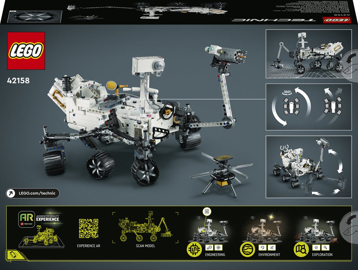 LEGO Technic NASA Mars Rover Perseverance Ruimte Set - 42158 — afbeelding 20
