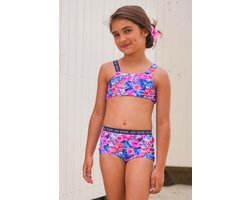 Just Beach J601 - 5014 Meisjes Bikini Jungle flower