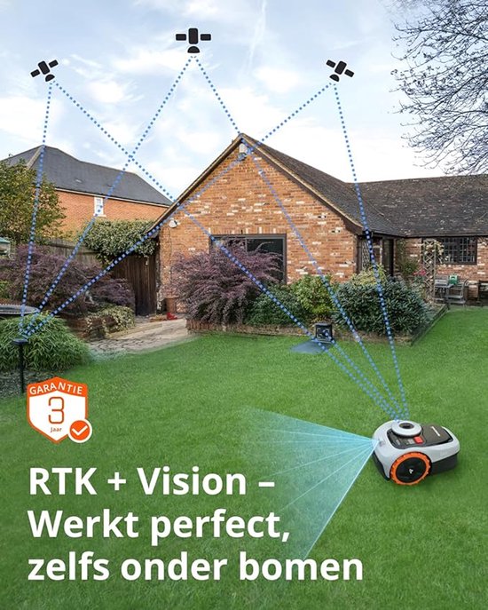 Segway Navimow i105E Robotmaaier - 500 m² - Zonder Perimeterdraad - GPS RTK & AI - Bediening via App - Stil & Slim Maaien - 18 cm Maaibreedte van Merkloos	 — afbeelding 5