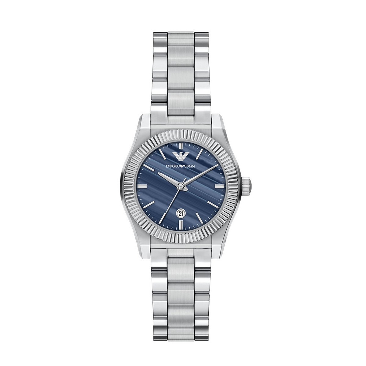 Emporio Armani AR11760 Vrouwen Horloge 32 mm - Zilverkleurig
