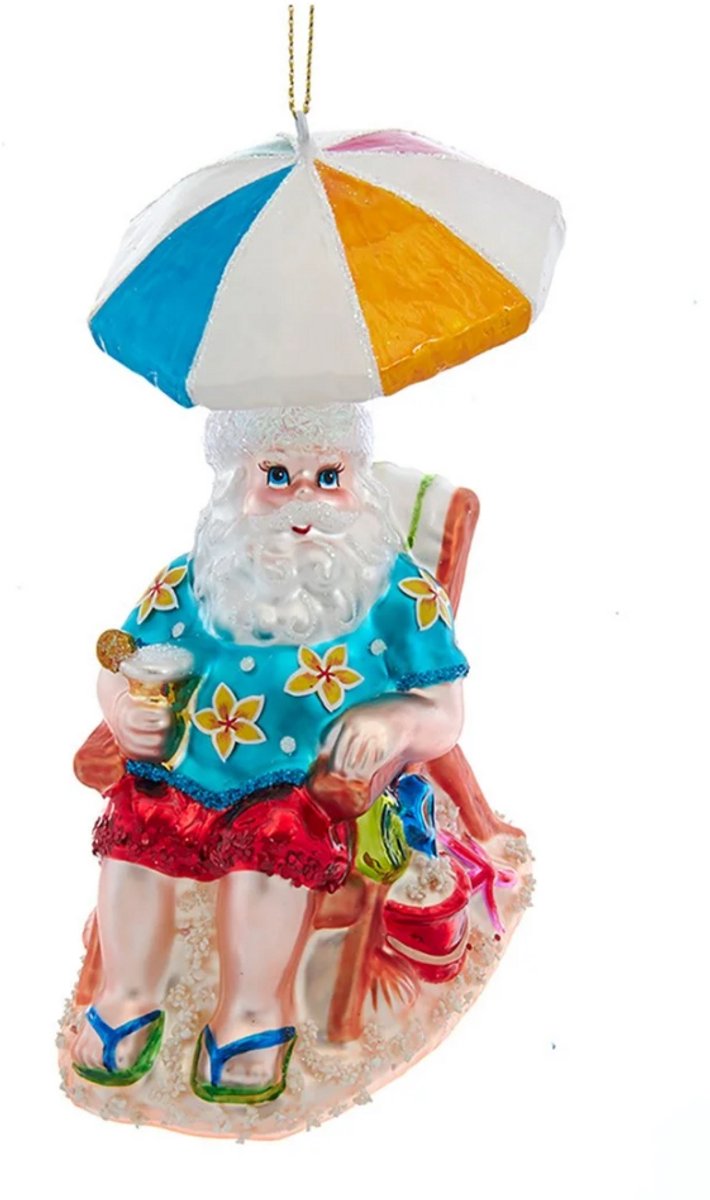 Kurt S. Adler Kurt Adler Kerstman kersthanger - 12,7cm Blauw