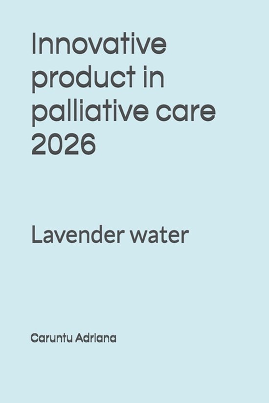 Innovative product in palliative care 2026 - cover