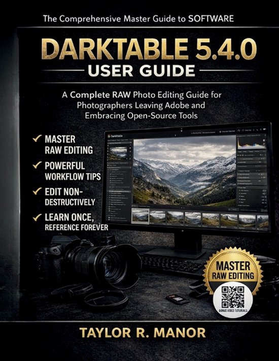 Darktable 5.4.0 User Guide - cover