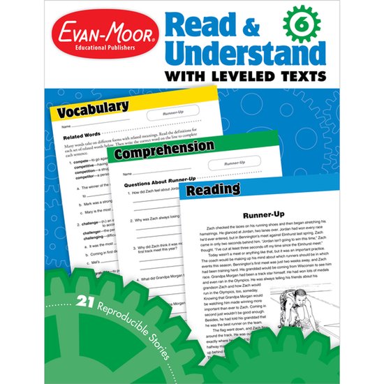 Read & Understand with Leveled Texts, Grade 6+ - cover