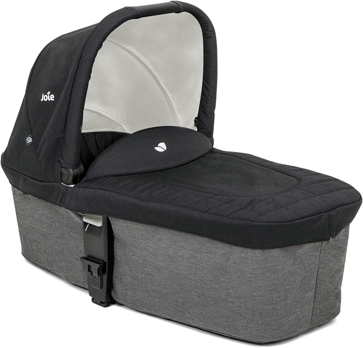 Baby reiswieg - Draagwieg kinderwagen - Vanaf geboorte comfort - Volledig plat liggend - 41x88x62 cm - Shale grijs