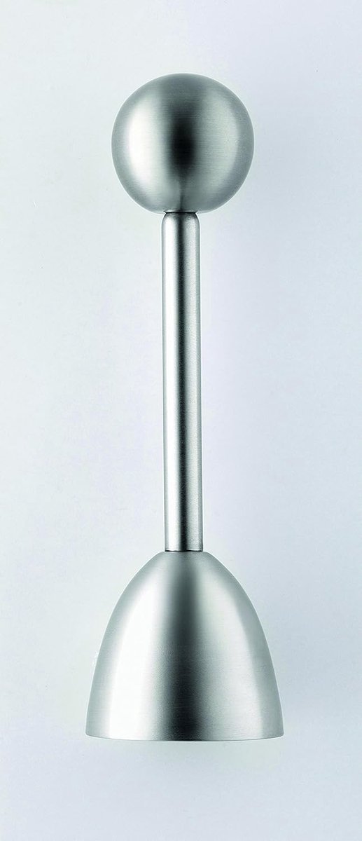 Eierkoker Eieropener Perfect Ei Veer Mechanisme 14 x 439 x 419 cm Zilverkleurig