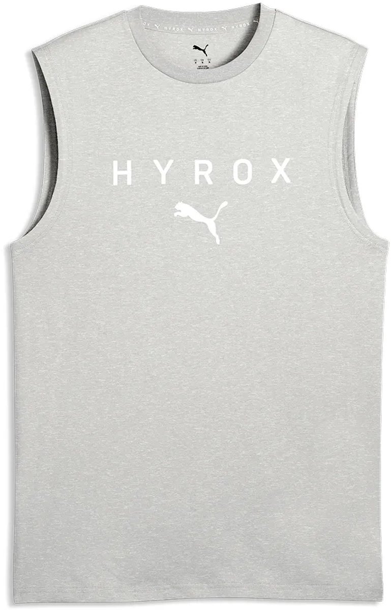 Puma X Hyrox Cutoff Mouwloos T-shirt Man Grijs
