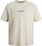 Jack & Jones T Shirt Jorvesterbro Tee Ss Crew Neck Noos 12240121 Moonbeam Taille Homme - XXL