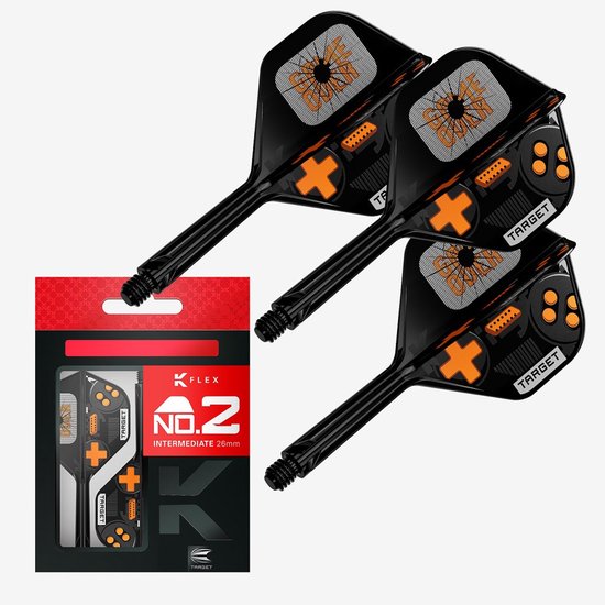 Target K-Flex Game Over NO2 - Dart Flights van Merkloos — afbeelding 5