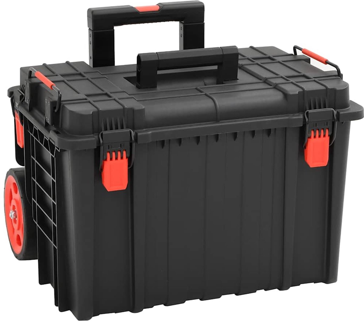 vidaXL - Flightcase - draagbaar - 56,5x45,5x48 - cm - PP - zwart