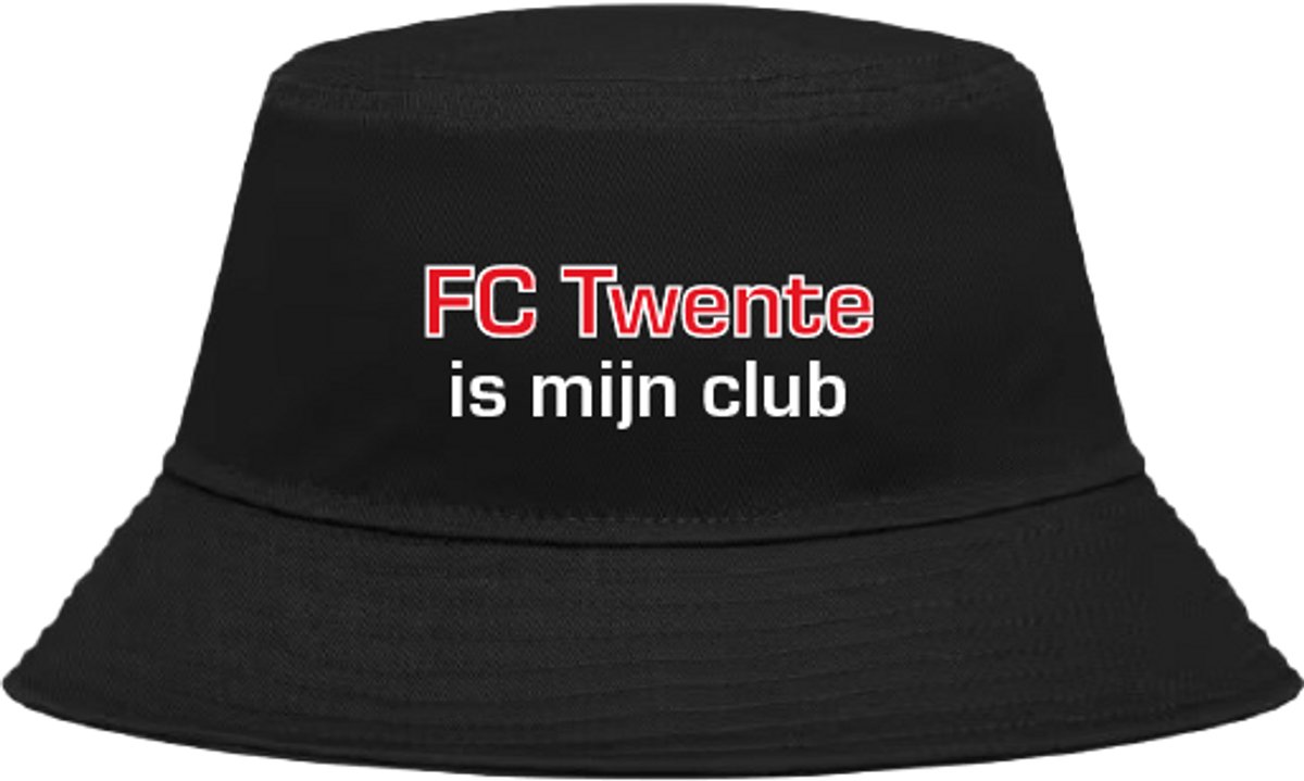 Buckethoed met tekst: FC Twente is mijn club.