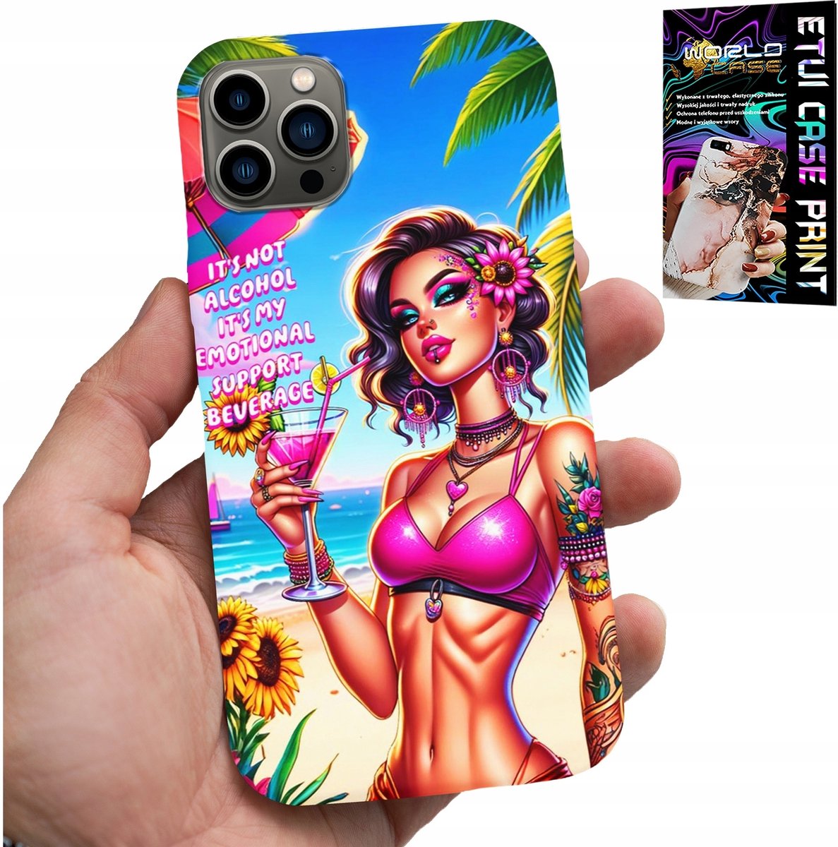 HOESJE VOOR IPHONE 11 PRO - HET IS GEEN ALCOHOL, HET IS MIJN EMOTIONELE HOESJE