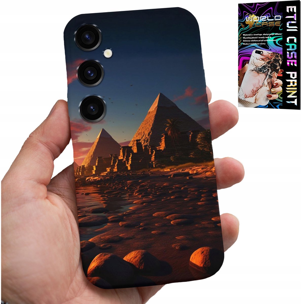 HOESJE VOOR SAMSUNG GALAXY S24 PLUS - PIRAMIDES VAN GIZA, EGYPTE, SFINX, FARAO