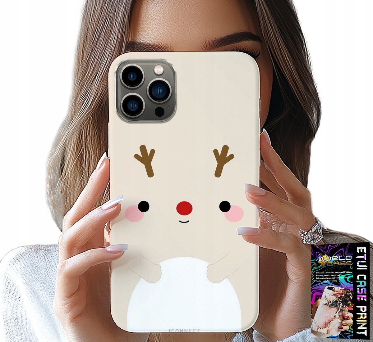 HOESJE VOOR IPHONE 11 PRO MAX - RENDIER, RENDIER, KERSTPATRONEN