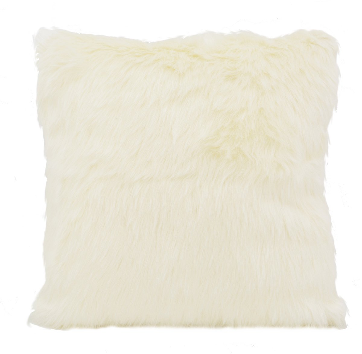 NOVÉE Sierkussen Furry Velvet Crème | 45 x 45 cm | Velvet/Polyester