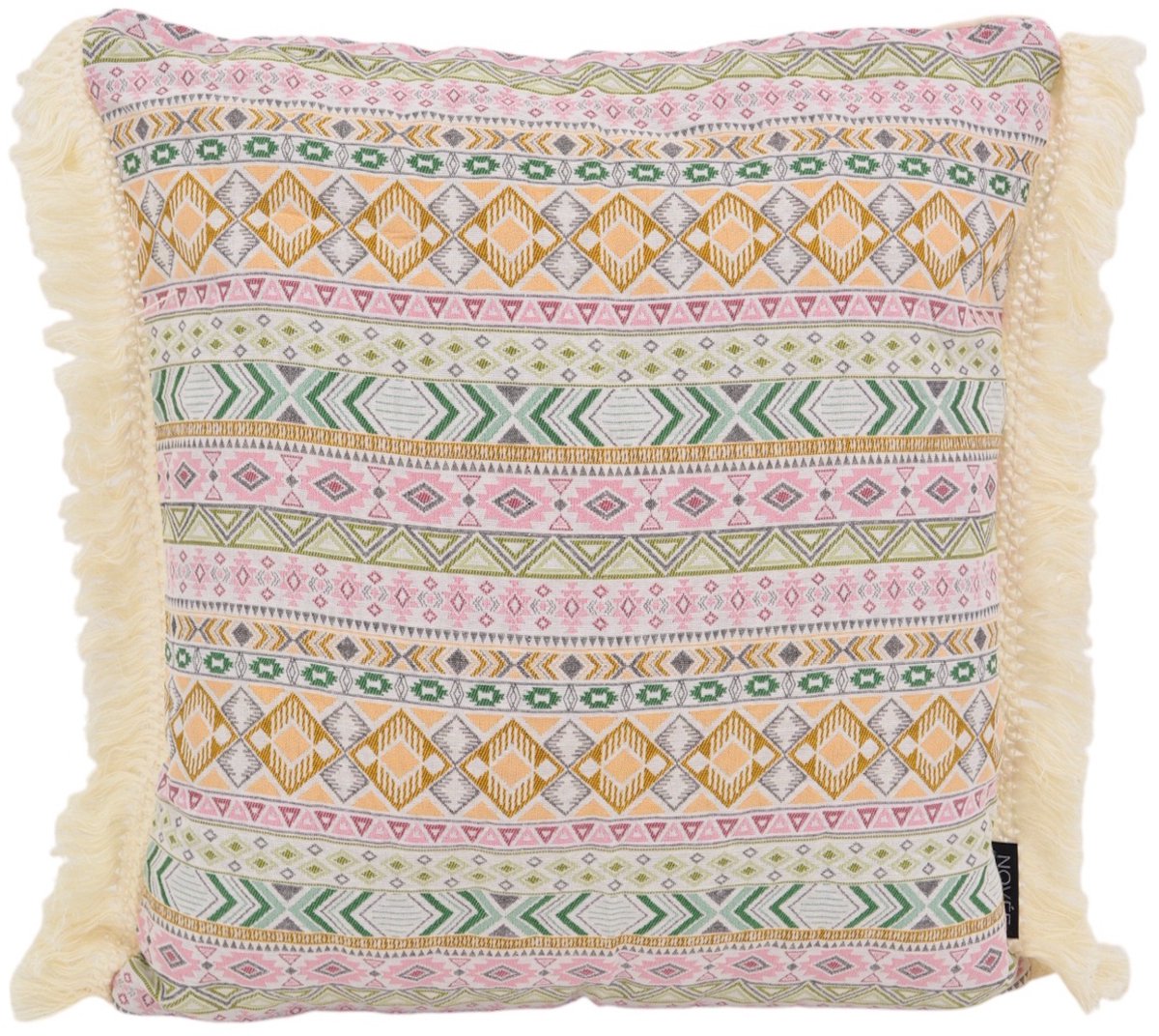 NOVÉE Sierkussen Ibiza Boho | 45 x 45 cm | Katoen/Linnen