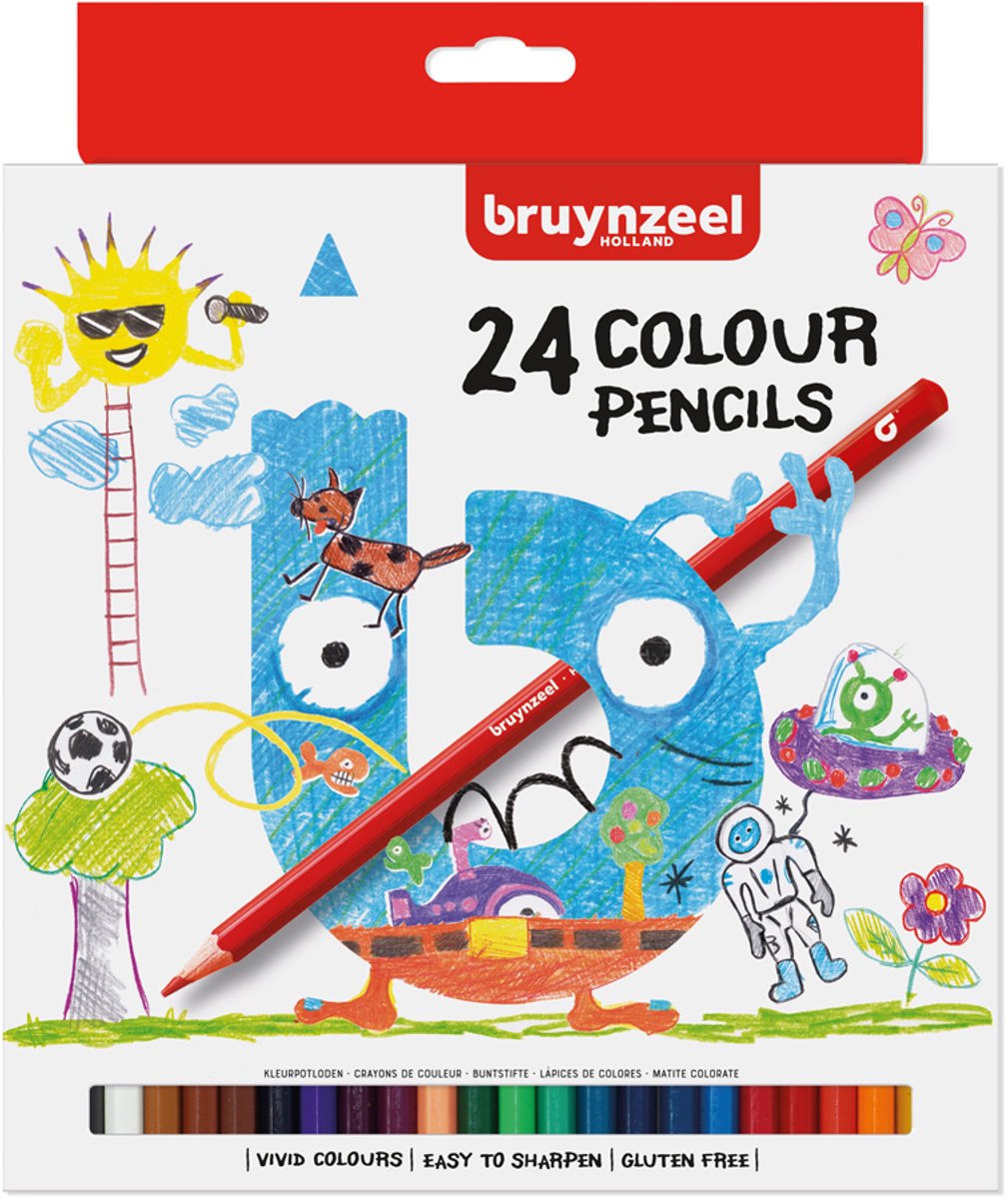 Bruynzeel Kids kleurpotloden set 24 — afbeelding 5