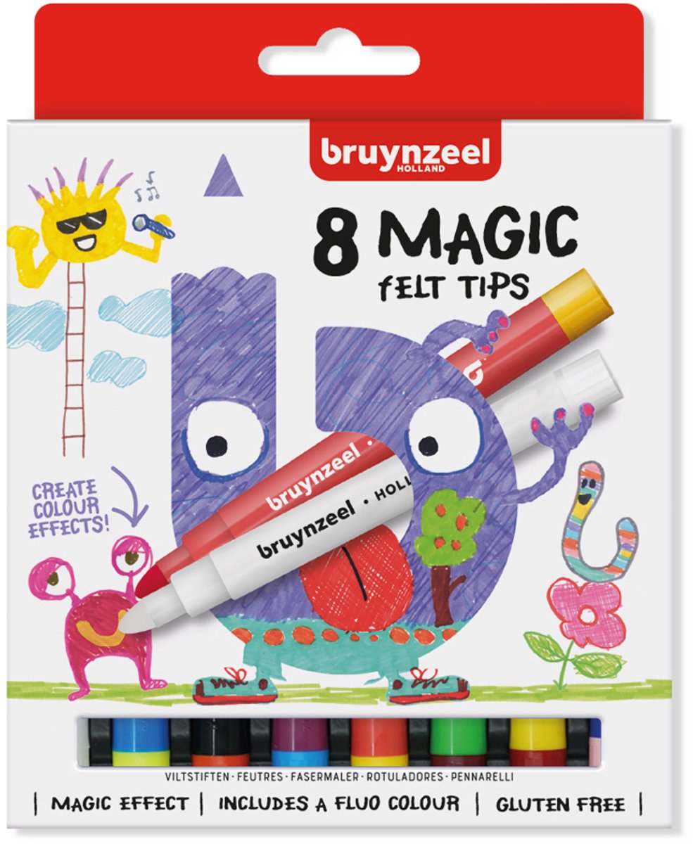 Bruynzeel Kids Magic viltstiften set 8 — afbeelding 9
