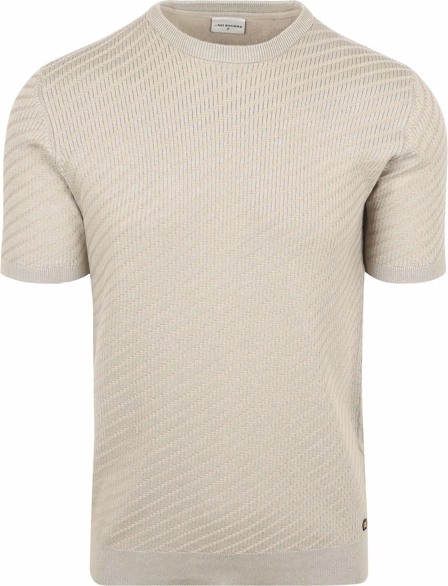 Gebreid T-shirt met structuur