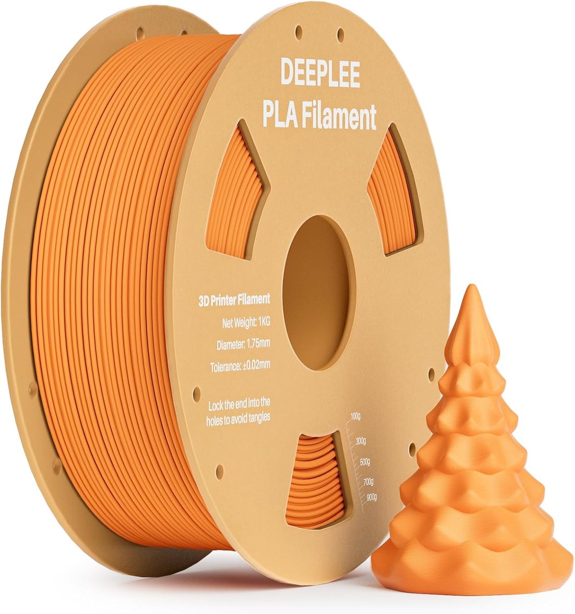 3D Printer Filament - PLA Materiaal - Modelbouw Printen - Hoge Nauwkeurigheid - 1.75 mm - Oranje