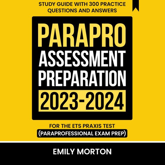 ParaPro Assessment Preparation 2023-2024 - cover