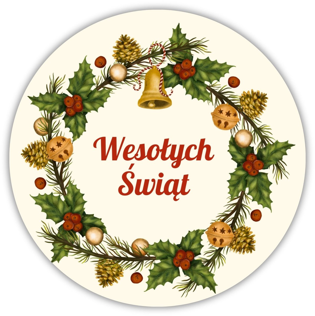 TopWosk - Kerststicker voor Kaarsen - 50 mm - 20 Stuks