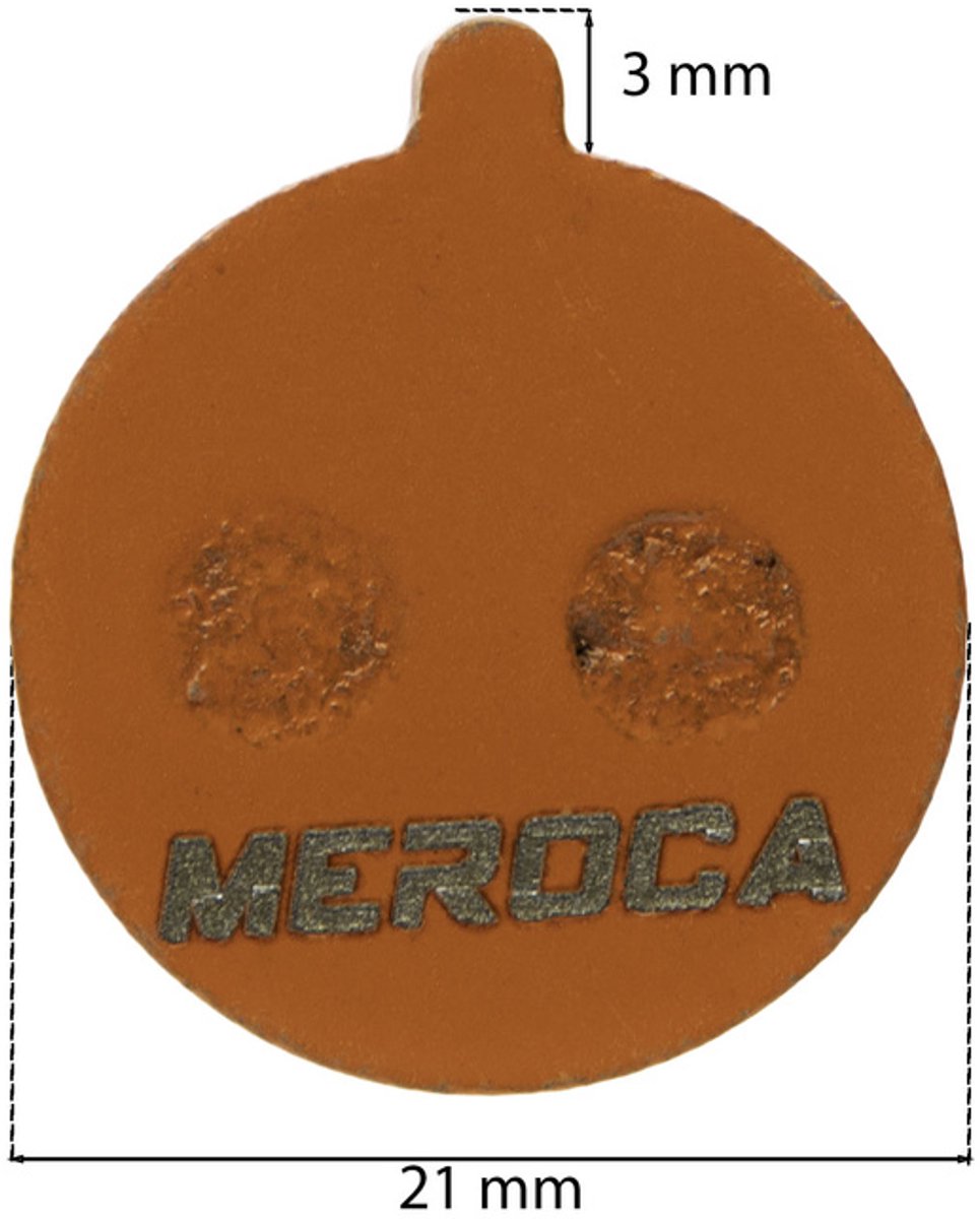 Meroca - Remblokkenset - Półmetaliczny - Voor Elektrische Steps - Universeel