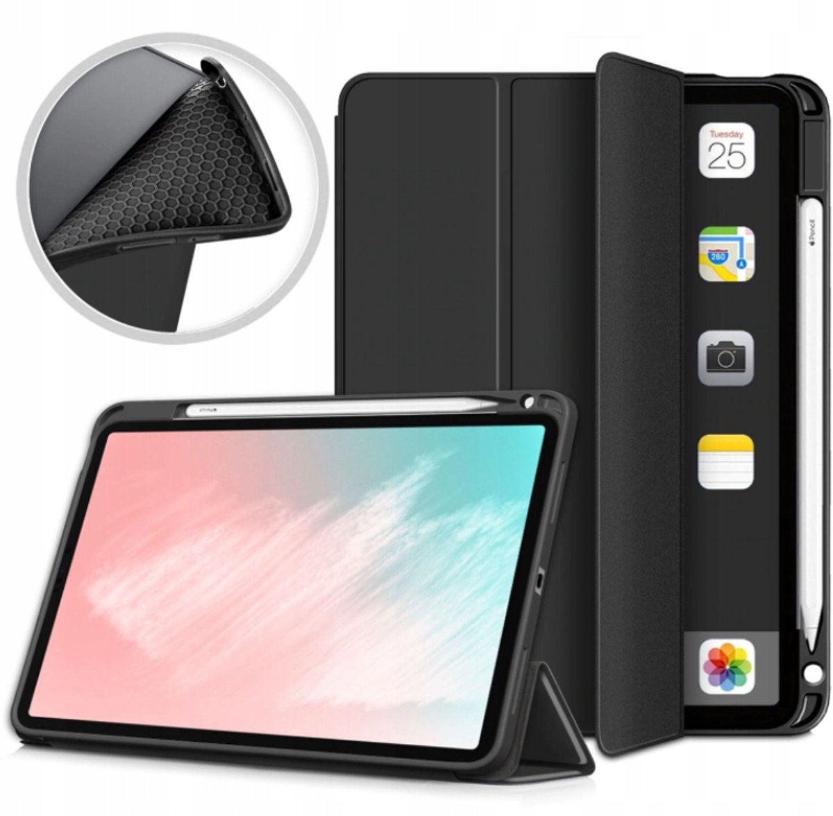 EtuiTab - Smartcase voor iPad Mini - Ruimte voor Rysik - Elegante Bescherming
