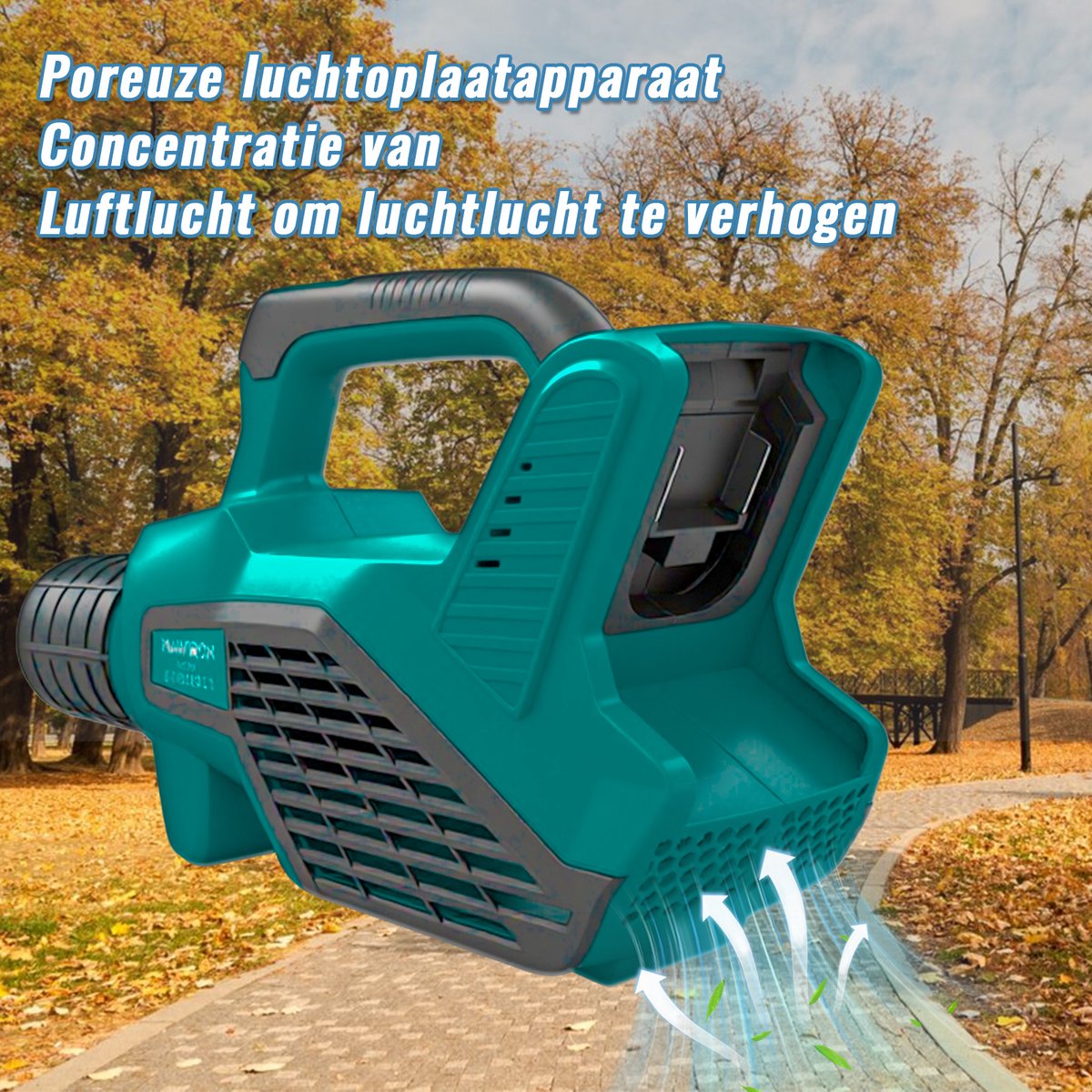 2026 Upgrade Bladblazer, Draadloze Bladblazer met 2 * 5.0AH Accu's en Oplader, 530 CFM & 100 MPH, Lichtgewicht Elektrische Bladblazer voor Gazon, Tuin, Bladeren en Stofverzorging – foto 6
