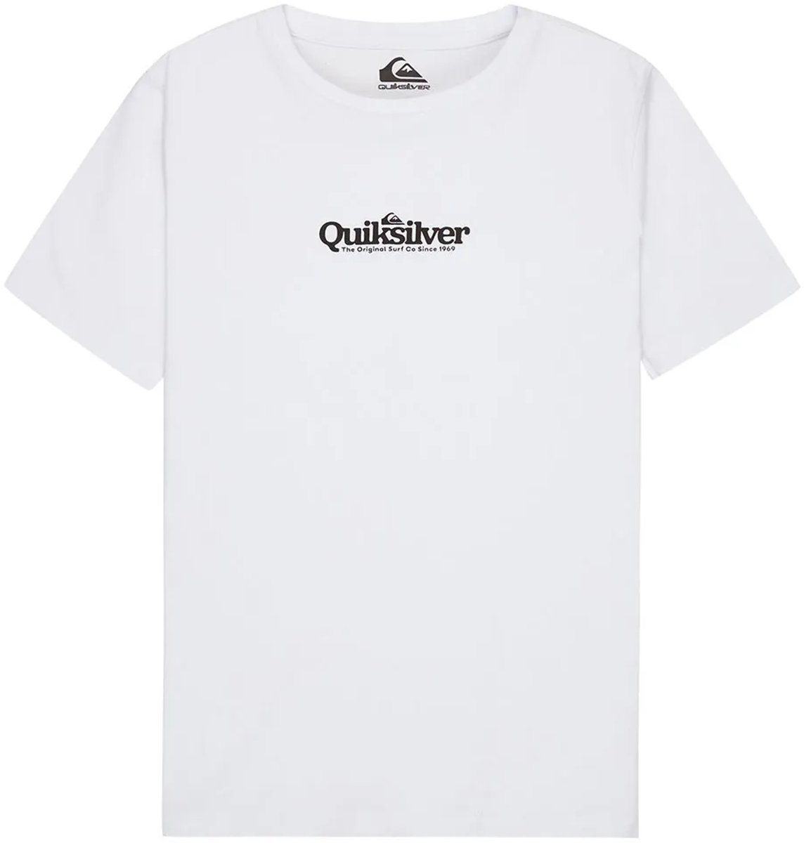 Quiksilver Fineline T-shirt Met Korte Mouwen 10 Years Jongen Wit