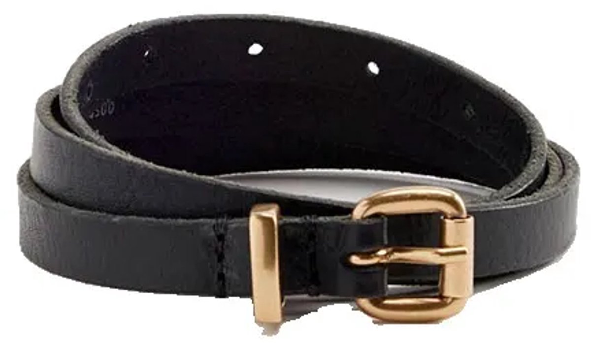 Levis Accessories Dillon Narrow Riem Zwart 75 cm Vrouw