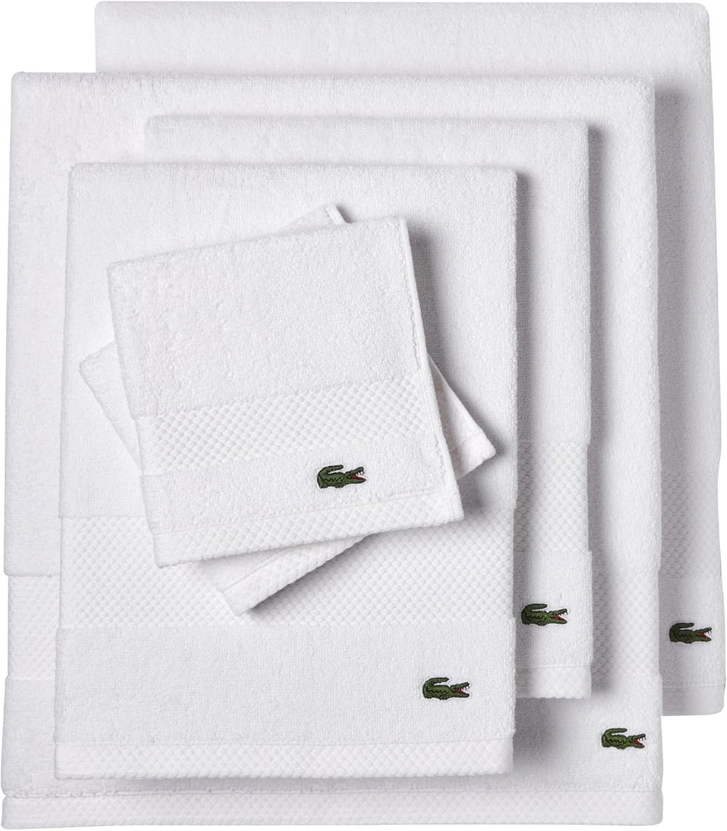 Badhanddoekenset Katoen - Handdoeken Set - Badkamer Luxe - Superabsorberend Pluisvrij - 6 Delig - Wit