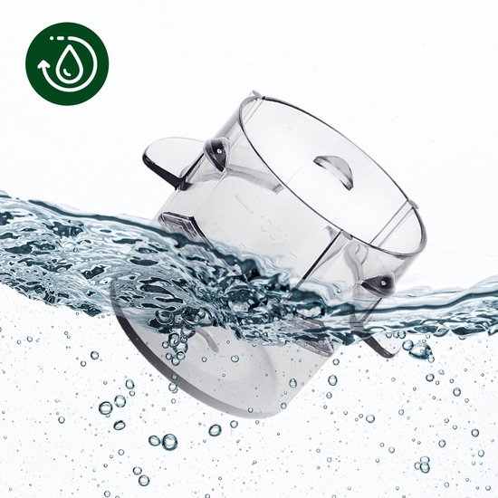 Maatbekerdeksels - Doseerbekers - Keukenmachine Accessoires - Set van 2 stuks - 90 ml - Transparant van Merkloos — afbeelding 4