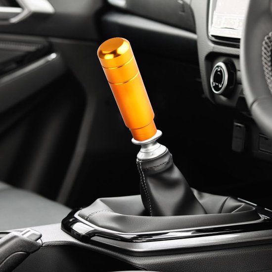 Schakelknop Auto - Versnellingspook Upgrade - Comfortabel Rijden - Universele Pasvorm Adapters - 5 Inch Lengte - Goud — afbeelding 2