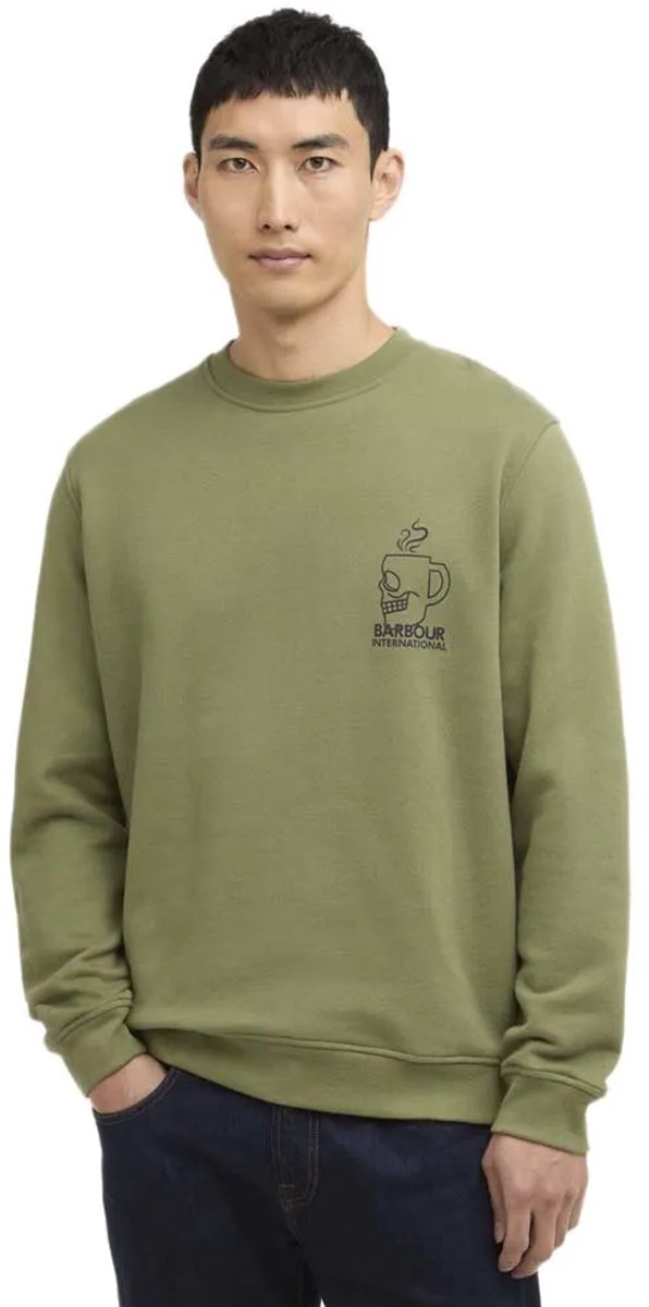 Barbour Staithes Sweatshirt Groen L Man