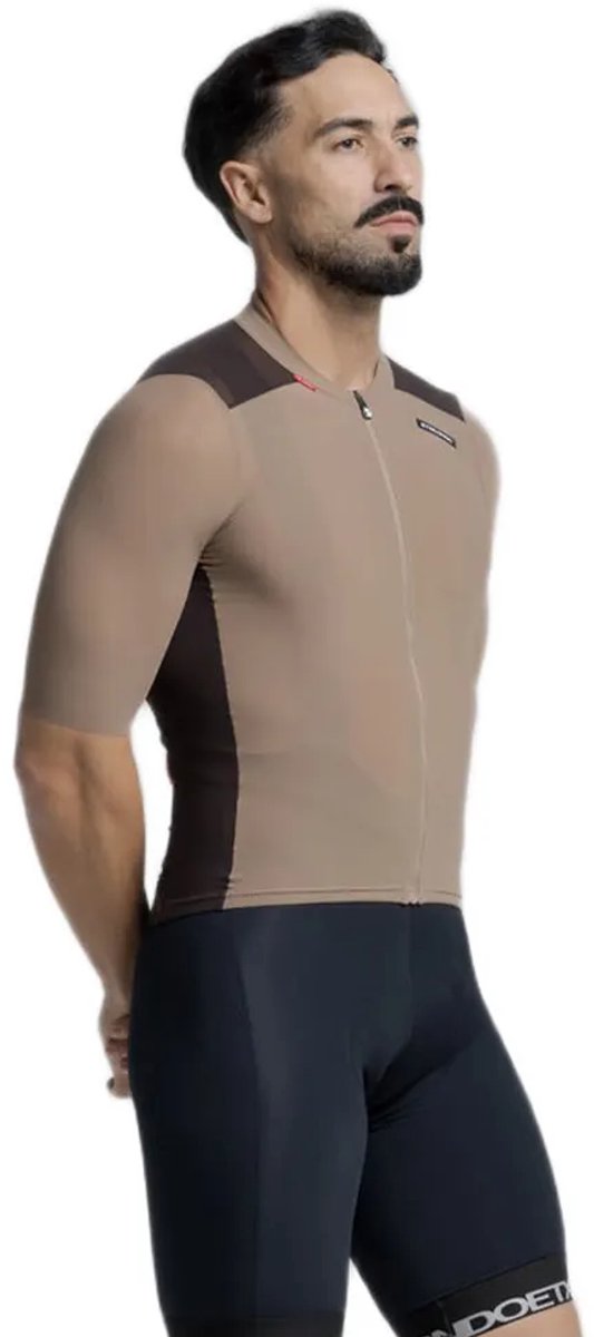 Etxeondo Alde 110 Colour Edition Korte Mouw Wielertrui Bruin XL Man