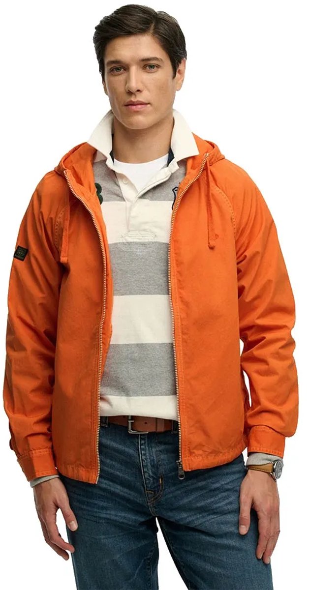 Superdry Washed Twill Jas 3XL Man Oranje