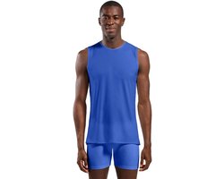 Odlo Active Light Mouwloos Basislaag Blauw L Man