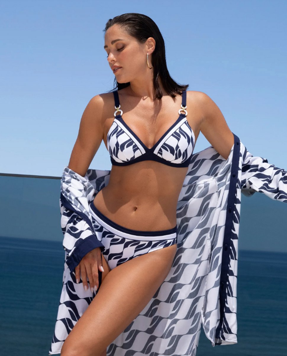 Lise Charmel, bikini, cruise collection, marine, 42E