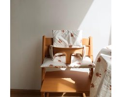 kussenset geschikt voor tripp trapp - pillow baby chair - inlegkussen voor babystoel - stoelverkleiner meegroei - seat reducer - infant insert