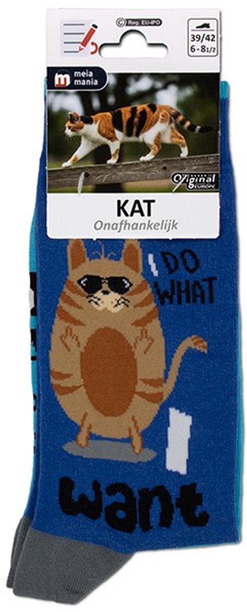 MM Sokken Onafhankelijke kat maat 35/38