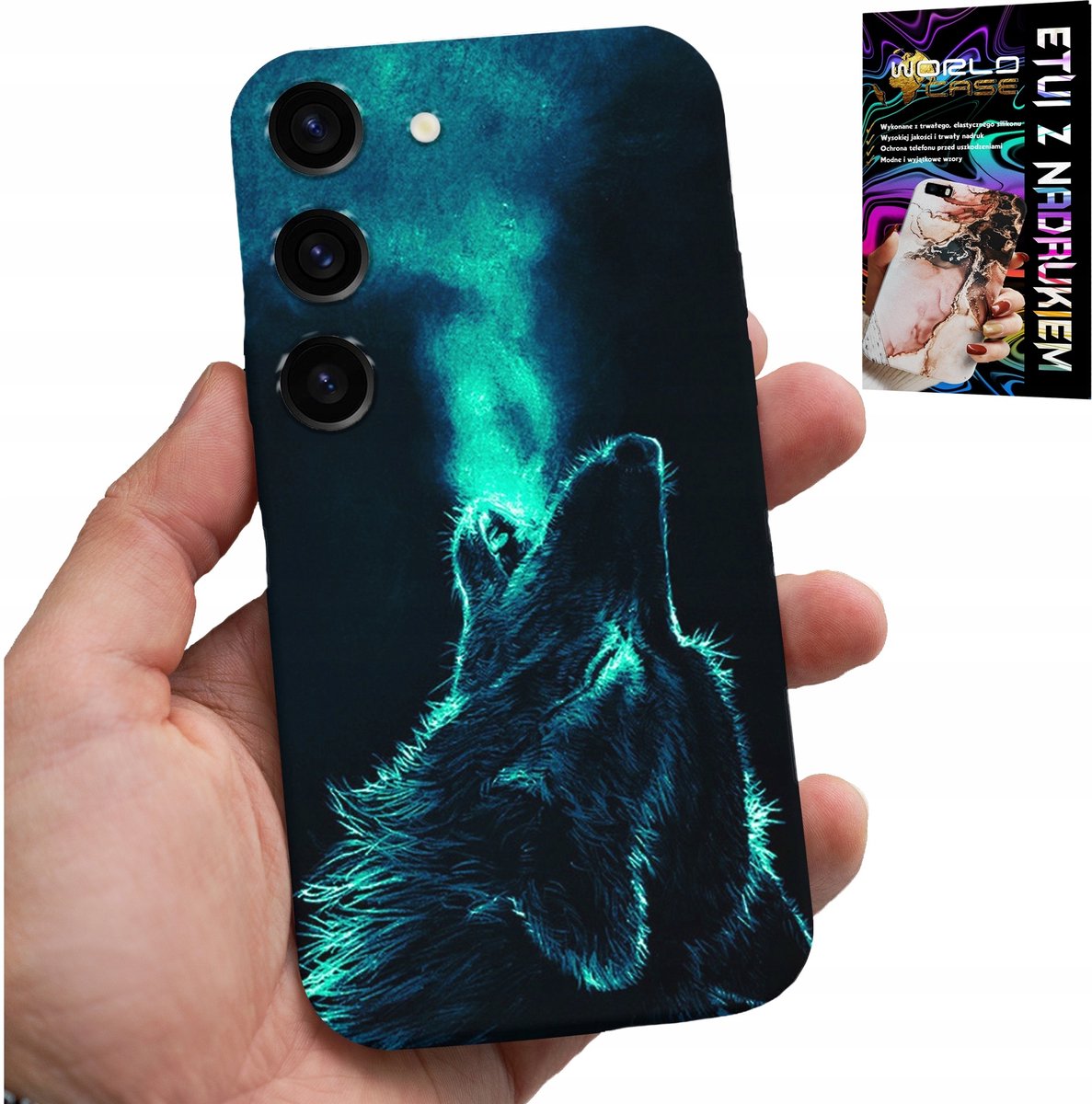 HOESJE VOOR SAMSUNG GALAXY S23 PLUS - WOLF WOLVES RUPPELS SUPER PATRONEN